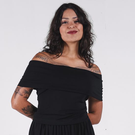 Blusa Faixa Ombro Sensação