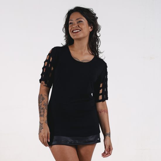 Blusa Grid Laser