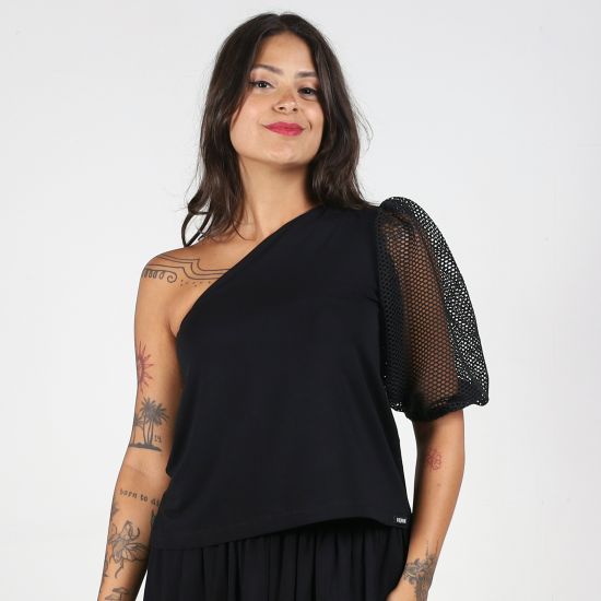 Blusa Ombro Único Tela