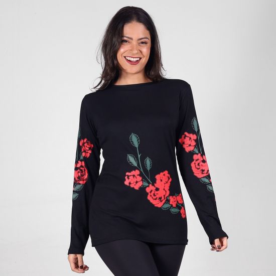 Blusa Jardim Noturno