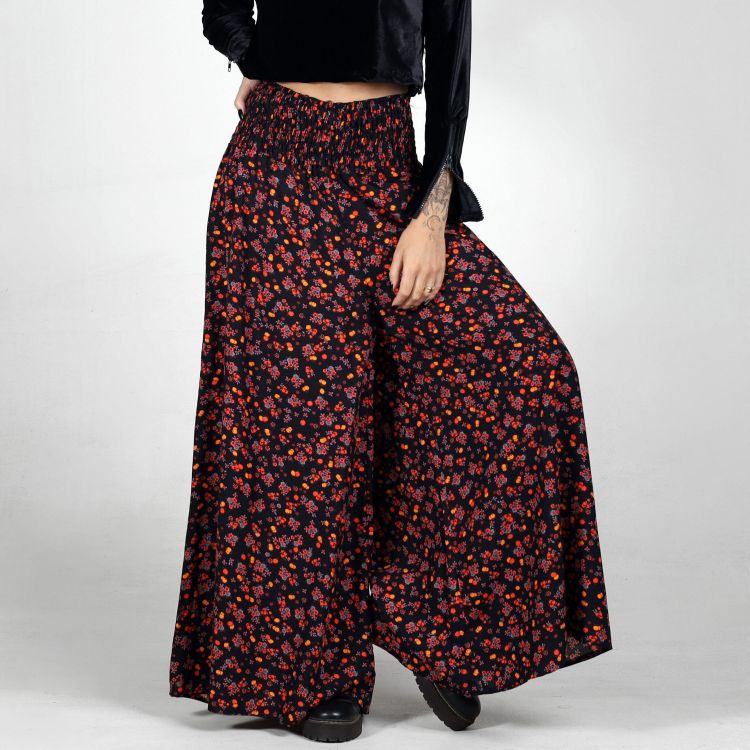 Calça Pantalona Estampa Fruts