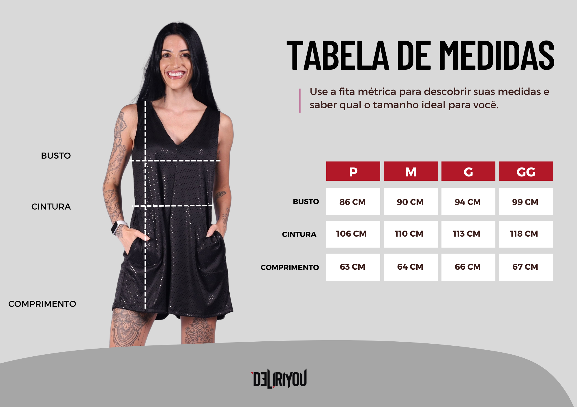 Tabela de medidas