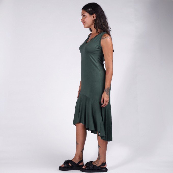 Vestido Verde Mullet