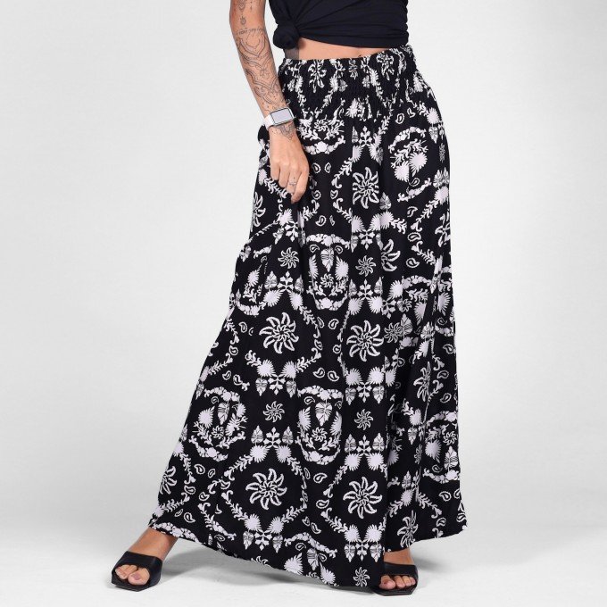 Calça Pantalona Garden Eclipse