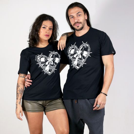 Camiseta Skull Heart
