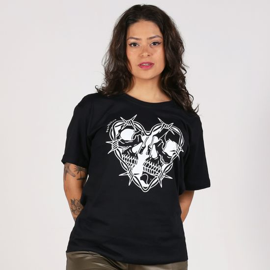 Camiseta Skull Heart
