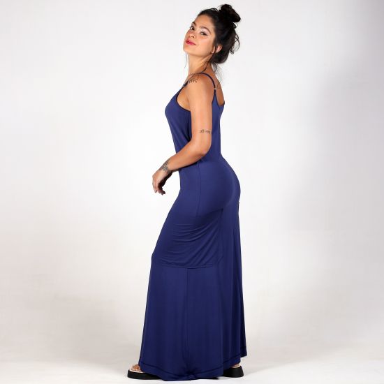 Vestido Azul Longo